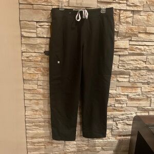 Figs Women’s Technical Collection Black  Scrub Pants, Size M